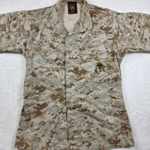 Propper USMC Desert MARPAT MCCUU Blouse Mens Small Regular Tan Camo Excellent